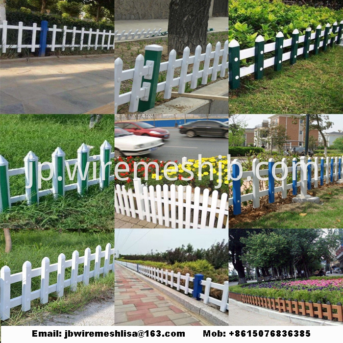 Powder Coated Lawn Fence/ Garden Steel Fence